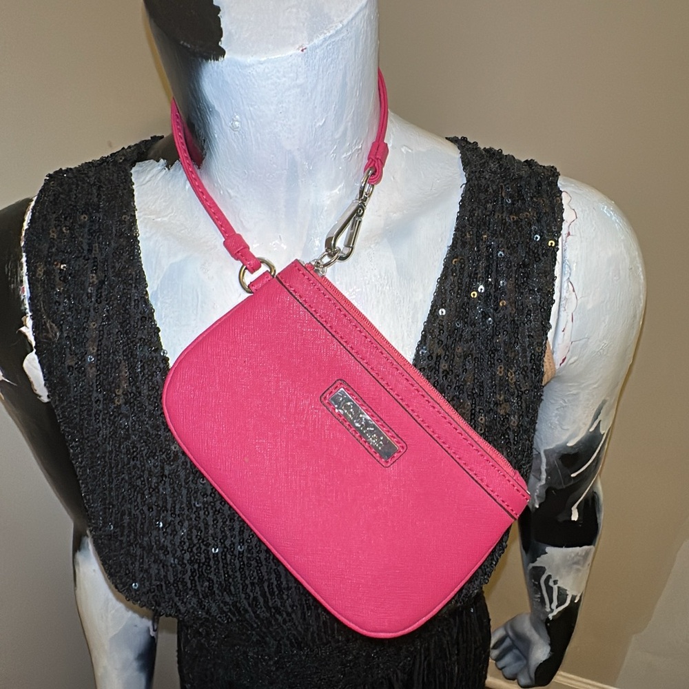 Calvin Klein Vibrant Pink Wristlet